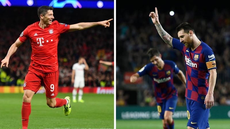 Cuộc đối đầu giữa Lewandowski và Messi hứa hẹn sẽ vô cùng kịch tính