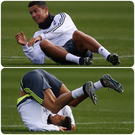 Ảnh chế Ronaldo: Những màn khởi động trước trận đốn tim các fan nữ