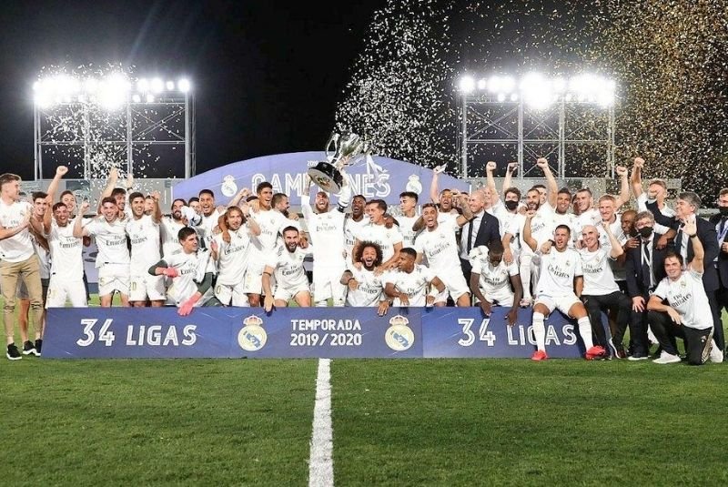 Real Madrid vô địch La Liga 2019/20