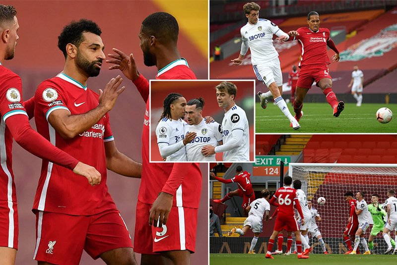 Liverpool thắng nhọc tân binh Leeds United nhờ cú hattrick của Mohamed Salah
