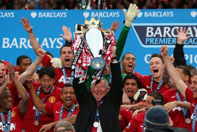  CLB vô địch Ngoại Hạng Anh nhiều nhất: Manchester vô địch năm 2012/2013 với HLV Alex Ferguson