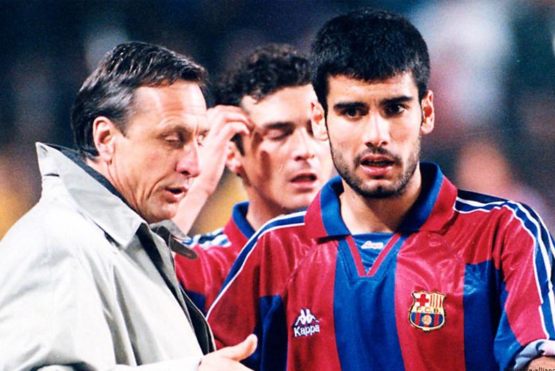 Pep Guardiola trưởng thành từ La Masia và là một trong những học trò ưu tú nhất của Johan Cruyff
