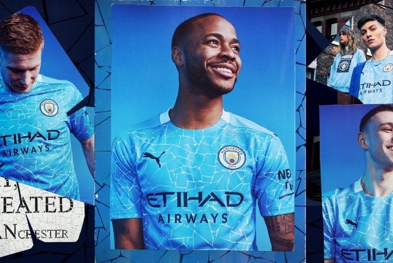 Trang phục sân nhà của Man City 2021