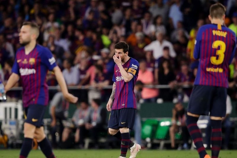 Lionel Messi, Barca thua trận