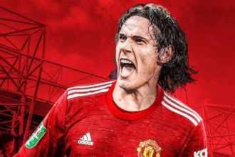 Edinson Cavani Mu Poster