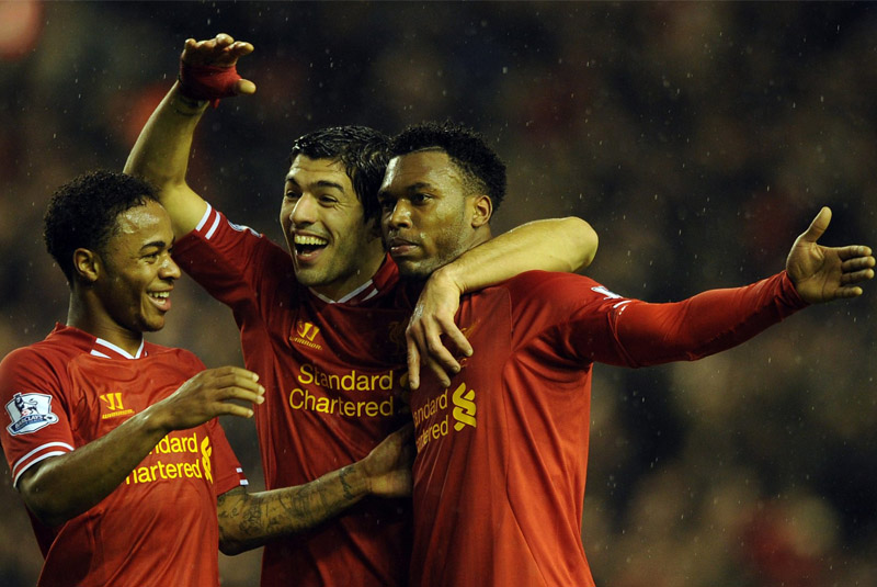 Tam tấu Raheem Sterling – Luis Suarez – Daniel Sturridge