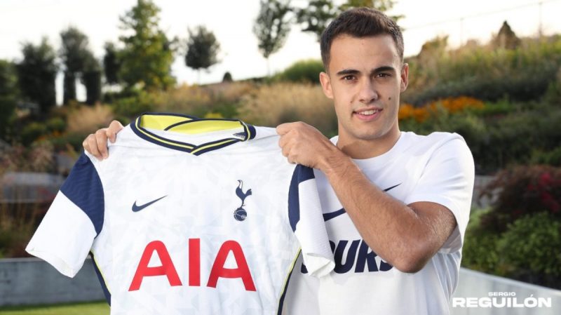 Hậu vệ trái Sergio Reguilon, Tottenham Hotspur.