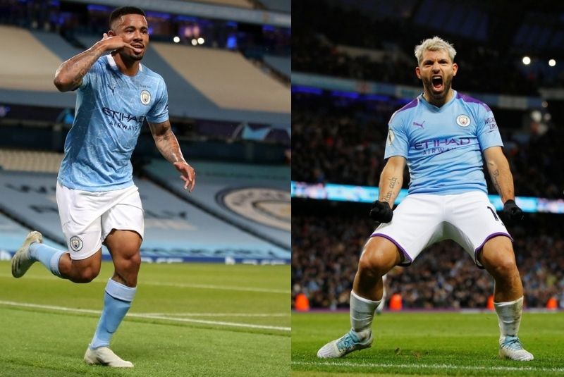 Nhận định bóng đá Ngoại Hạng Anh vòng 9 Gabriel Jesus & Sergio Aguero, Man City