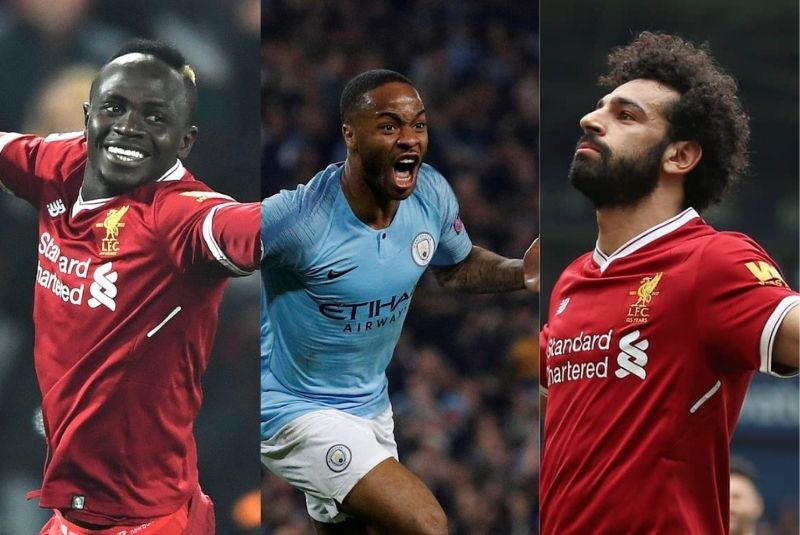 Mane, raheem sterling, Salah