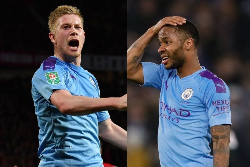 Kevin de Bruyne, Raheem Sterling