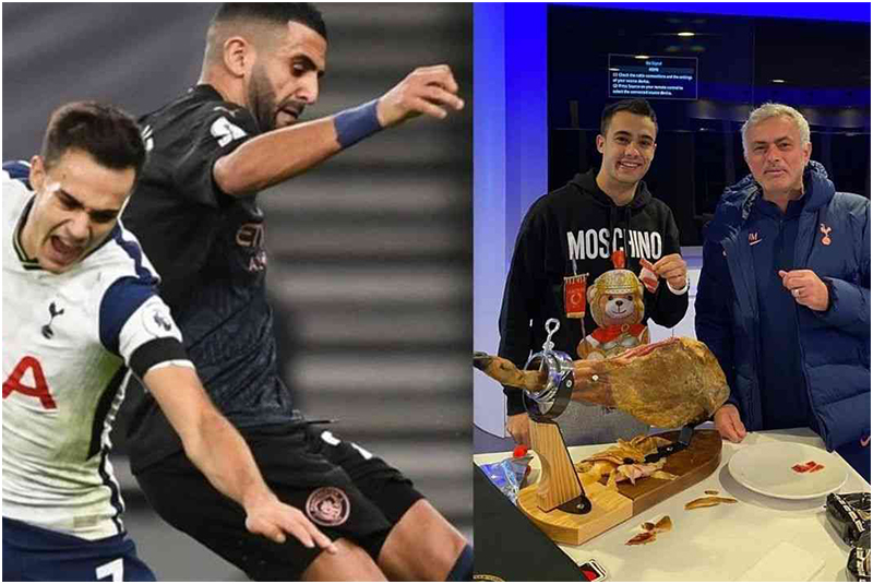 Mourinho tặng đùi lợn muối cho Reguilon