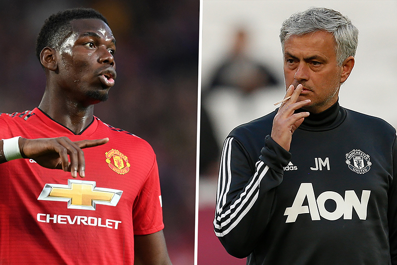 Mourinho phải rời Old Trafford vì không được lòng các học trò, điển hình là Paul Pogba