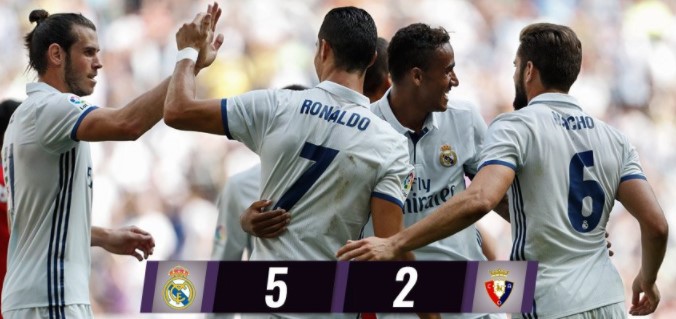 Real Madrid 5-2 Osasuna