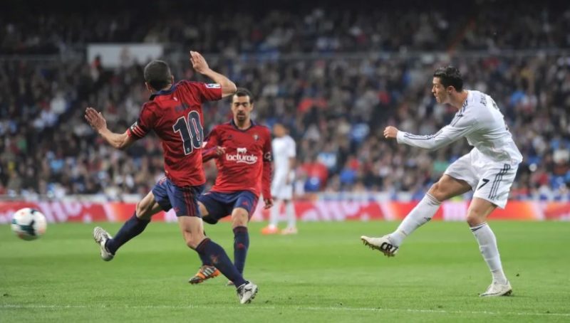 Ronaldo, CR7, Real Madrid vs Osasuna