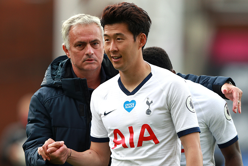 Son Heung-min là cậu học trò cưng của HLV Jose Mourinho