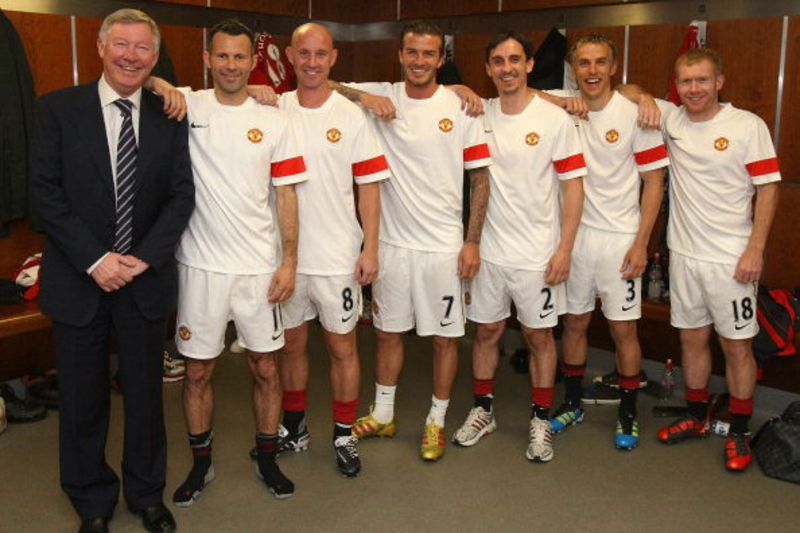 Thế hệ 92 Manchester United  cùng HLV Alex Ferguson 