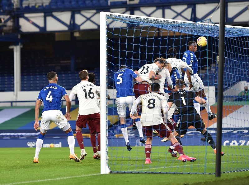 Kết quả Everton vs Arsenal