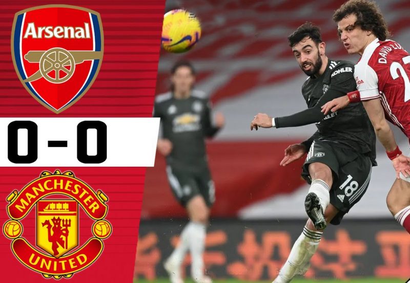 Chung cuộc Arsenal vs Manchester United hòa nhau 0-0. 