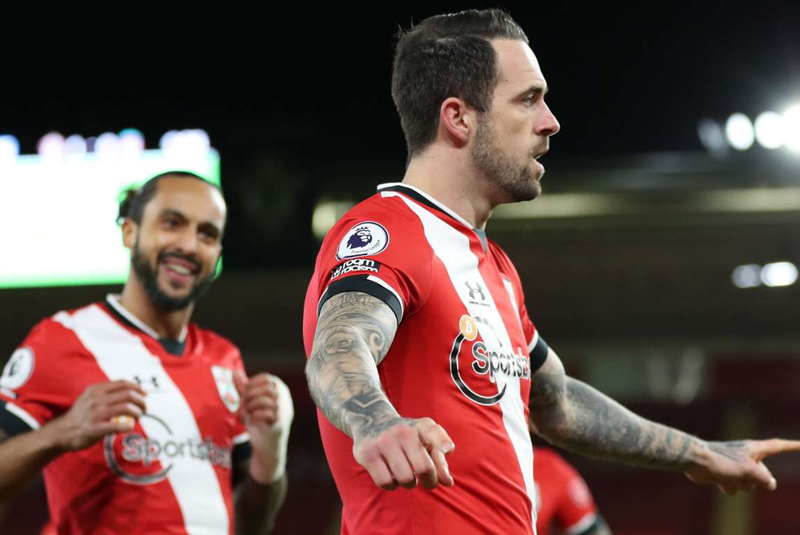 Danny Ings là người mở tỉ số cho trận đấu giữa Southampton vs Liverpool