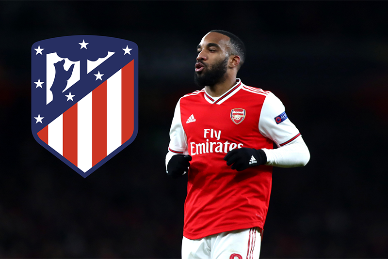 Alexander Lacazette vốn là mục tiêu chuyển nhượng từ lâu của Atletico Madrid