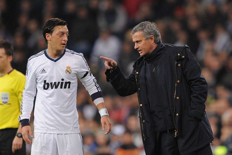 Ozil từng là học trò của Mourinho trong màu áo Real Madrid