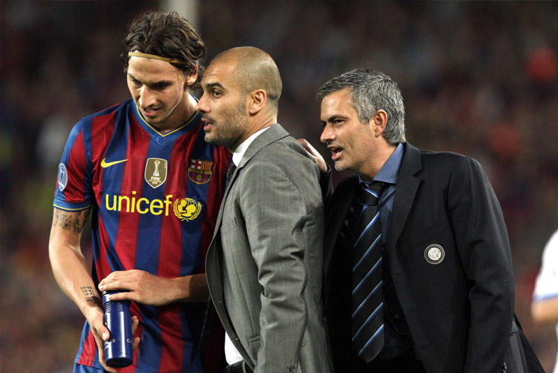 Inter của Mourinho ừng hạ Barca và Pep Guardiola tại Champions League vào năm 2010