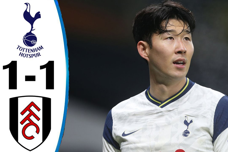 1-1 là tỉ số cuối cùng của trận Derby giữa Tottenham vs Fulham