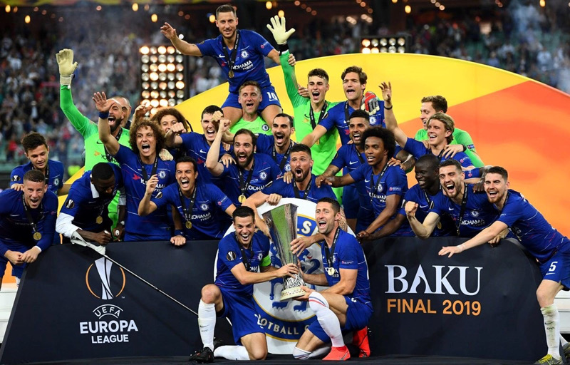 Chelsea là đội bóng Anh gần đây nhất vô địch Europa League