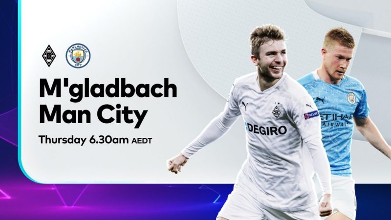 Monchengladbach vs Manchester City là 1 trong 4 trận đấu của vòng 1/8 Champions League diễn ra tuần này