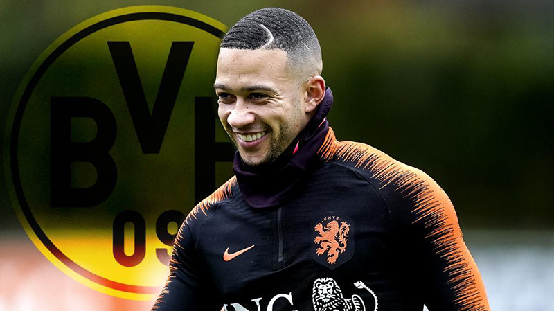 Dortmund đang rất muốn chiêu mộ Memphis Depay