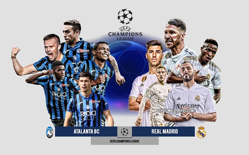 Atalanta vs Real Madrid là cặp đấu khá đặc biệt của vòng 1/8 UEFA Champions League