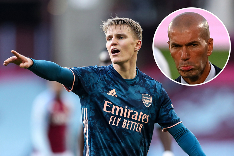 Cơ hội mua đứt Odegaard sẽ trở nên lớn hơn với Arsenal nếu Zidane tiếp tục tại vị trong mùa giải năm sau