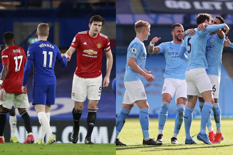 Chelsea và MU níu chân nhau, giúp Man City độc bước tới ngôi vương Ngoại Hạng Anh