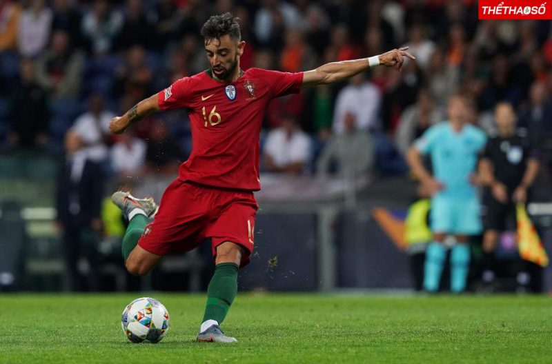 Bruno Fernandes sẽ giữ vai trò số 10 trong đội hình Bồ Đào Nha tại EURO 2021