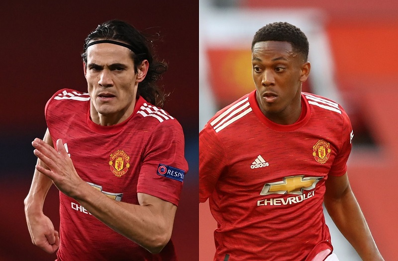 Cavani-Martial đã sẵn sàng đá chính