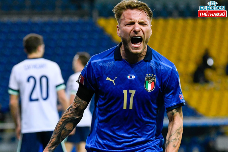 Ciro Immobile là tiền đạo chủ lực của tuyển Italia ở mùa hè này