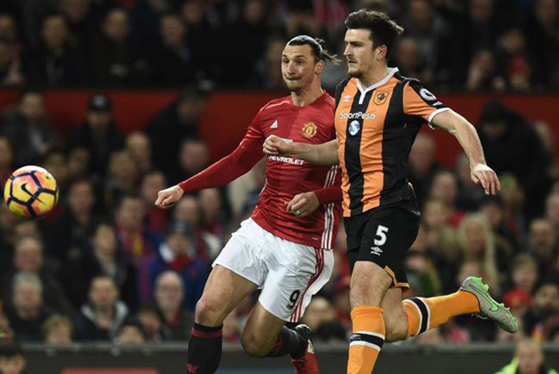 Harry Maguire và Ibrahimovic từng chạm trán nhau trong quá khứ