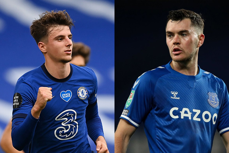 Michael Keane Mason Mount