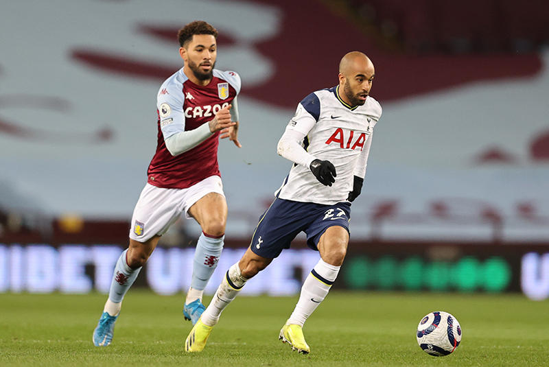 Lucas Moura đóng dấu giày vào 2 bàn thắng của Tottenham