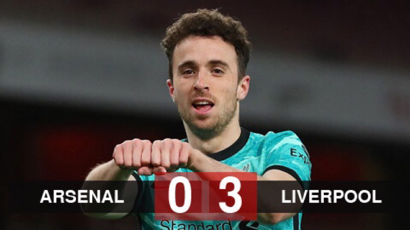 5 điểm nhấn trận Arsenal vs Liverpool: Khác biệt từ Diogo Jota | Hình 1