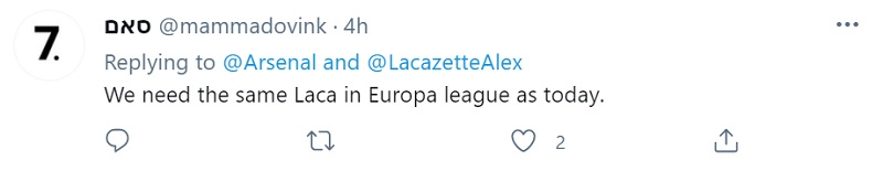 Chusgn ta cần Lacazette đá như thế này tại Europa League