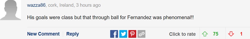 Những bàn thắng của cậu ấy rất đẳng cấp, nhưng đường chọc khe cho Fernandes mới là thứ thực sự tuyệt vời