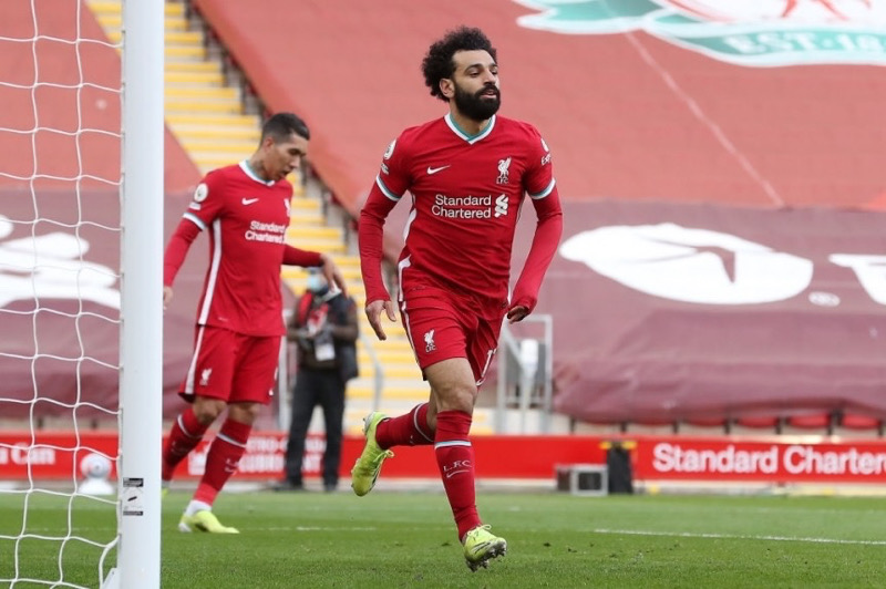 Salah ghi bàn trong chiến thắng trước Aston Villa