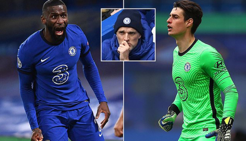 Rudiger và Kepa đã làm hoà với nhau sau va chạm trên sân tập 