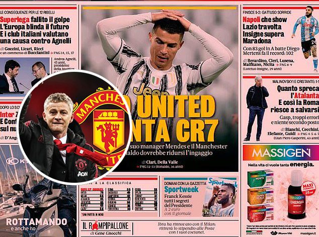 MU duyệt chi 26 triệu bảng để mang Ronaldo về lại OTF