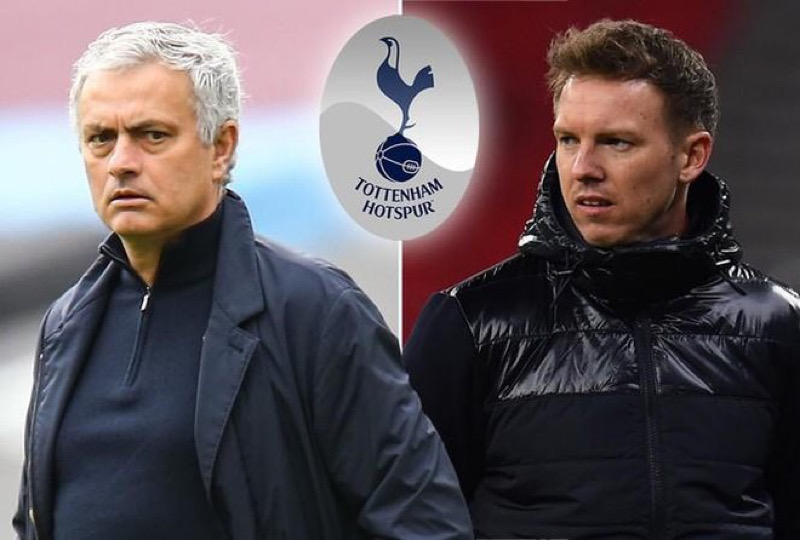 Naglesmann thay thế Mourinho tại Tottenham?