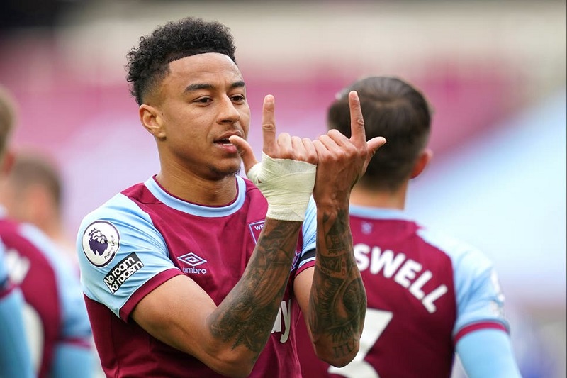 Jesse Lingard đang thăng hoa rực rỡ trong màu áo West Ham United