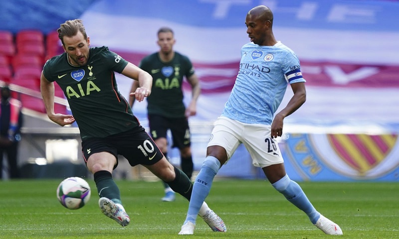 Man City bóp nghẹt Tottenham suốt 90 phút trận chung kết League Cup