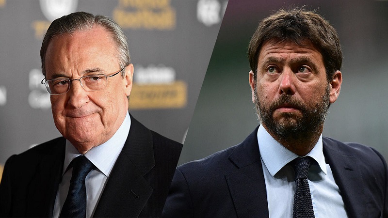 Chủ tịch của Real Madrid và Juventus là những người khởi xướng Super League, nên hai câu lạc bộ này sẽ phải chịu án phạt cực nặng
