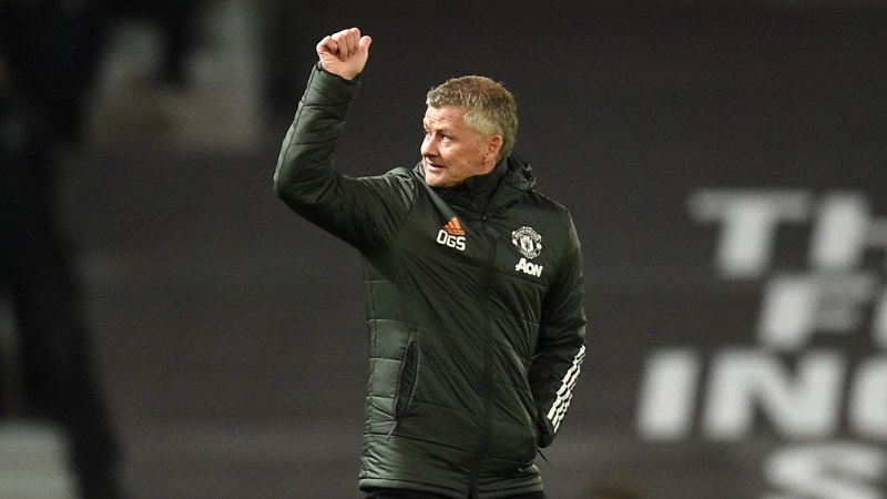 Huấn luyện viên Solskjaer đương nhiên đang rất vui